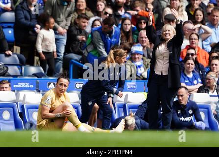 La foto del file datata 22-04-2023 del Lucy Bronze di Barcellona è infortunata. Lucy Bronze, difensore dell’Inghilterra di Barcellona, perderà la sua seconda tappa semifinale della Champions League contro Chelsea a causa di un infortunio. Data di emissione: Mercoledì 26 aprile 2023. Foto Stock