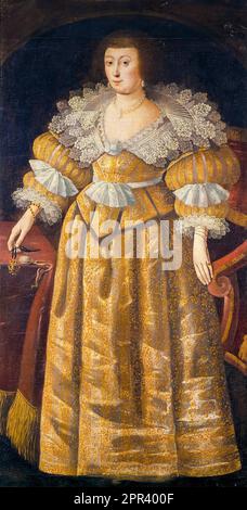 Elisabetta (1596-1662), Regina della Boemia (1619-1620), dipinto a olio su tela, prima del 1632 Foto Stock