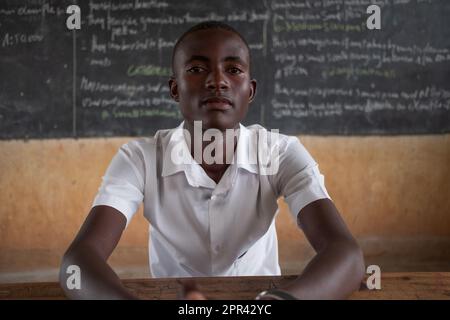 Bambini nell'istruzione, Ruanda Foto Stock