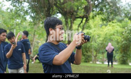 Fotografo per esterni Foto Stock