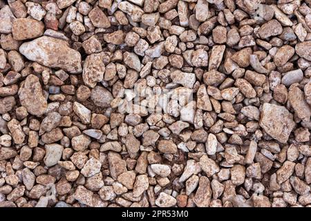 rocce piccole sul terreno Foto Stock
