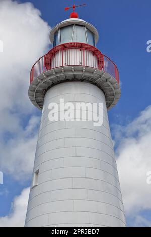 615 Faro dell'antico Cape Bowling Green in esposizione presso l'Australian National Maritime Museum. Sydney-Australia. Foto Stock