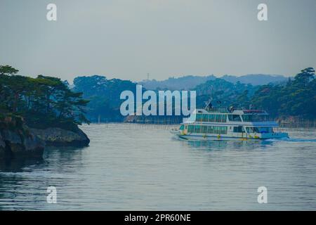 Immagine della barca da diporto Matsushimas Foto Stock