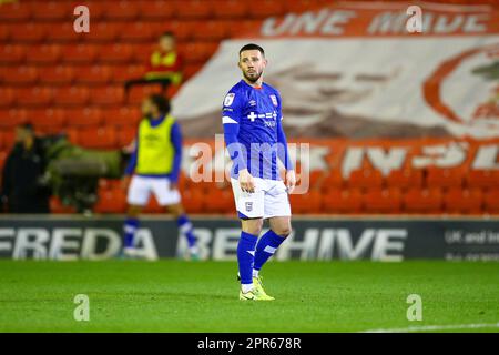 Oakwell Stadium, Barnsley, Inghilterra - 25th aprile 2023 Conor Chaplin (10) di Ipswich Town - durante il gioco Barnsley contro Ipswich Town, Sky Bet League One, 2022/23, Oakwell Stadium, Barnsley, Inghilterra - 22nd aprile 2023 Credit: Arthur Haigh/WhiteRosePhotos/Alamy Live News Foto Stock