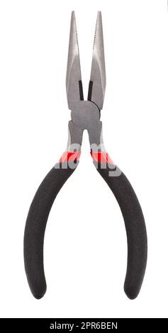 Pinze isolate su sfondo bianco. Foto Stock