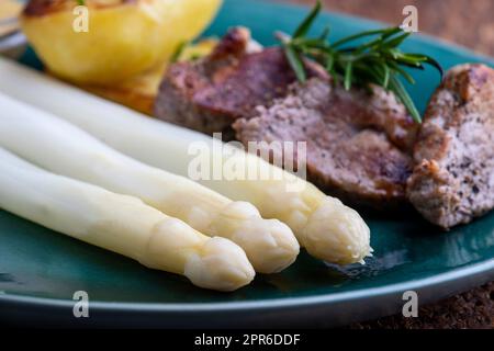 filetto di maiale alla griglia Foto Stock