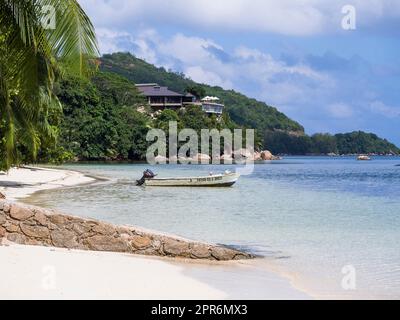 Seychelles, Praslin - Anse St Sauveur Foto Stock