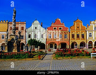 Telc, Repubblica Ceca Foto Stock