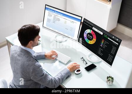 App Money Planning Budget Tracker Foto Stock