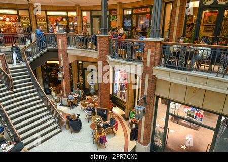 Levantehaus, Mönckebergstraße, Kontorhausviertel, Amburgo, Germania Foto Stock