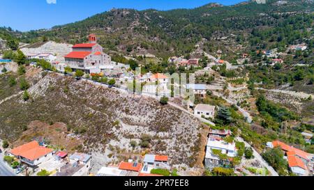 Chiesa di Agios Arsenios, Kyperounda, Limassol, Cipro Foto Stock