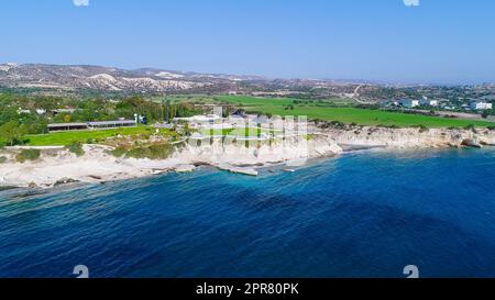 Antenna del governatore, spiaggia di Limassol Foto Stock