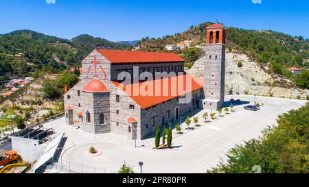 Chiesa di Agios Arsenios, Kyperounda, Limassol, Cipro Foto Stock