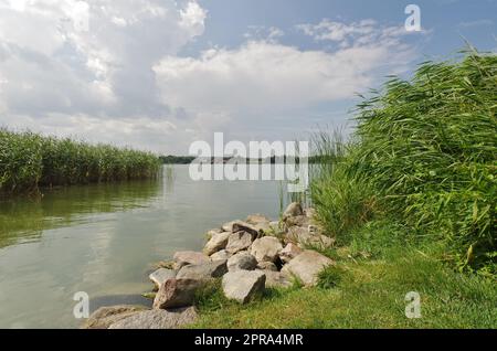 Lago Hemmelsdorf, Grammersdorf, Ratekau, Ostholstein, Schleswig-Holstein, Germania Foto Stock