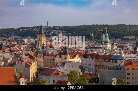 PRAGA, REPUBBLICA CECA - skyline della Città Vecchia. Foto Stock