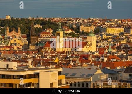 PRAGA, REPUBBLICA CECA - skyline del centro di Praga. Foto Stock