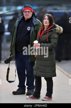 Manchester, Regno Unito. 24th Apr, 2023. Hayley Bromley durante la partita della SGB Premiership tra Belle Vue Aces e Peterborough al National Speedway Stadium di Manchester, lunedì 24th aprile 2023. (Foto: Edie Garvey | NOTIZIE MI) Credit: NOTIZIE MI & Sport /Alamy Live News Foto Stock