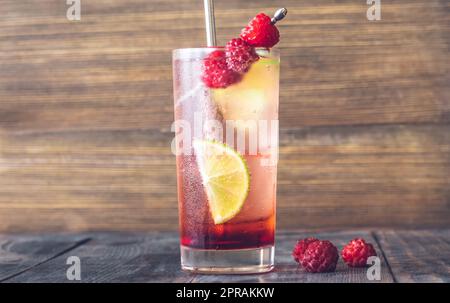 Cocktail rickey al lampone-lime Foto Stock