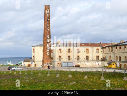 Carcere di Patarei Merekindlus a Tallinn, Estonia. Vecchia prigione cetral di Tallinn, conosciuta come prigione di Patarei o Fortezza del Mare di Patarei, situata a Kalamaja. Foto Stock