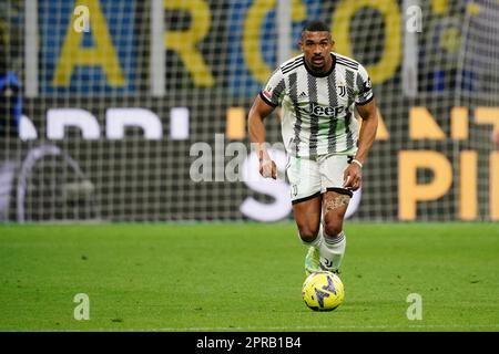 Bremer (Juventus FC) durante la Coppa Italia, Coppa Italia, semifinali, 2nd tappa di calcio tra FC Internazionale e Juventus FC il 26 aprile 2023 allo stadio Giuseppe Meazza di Milano - Foto Luca Rossini / e-Mage Foto Stock