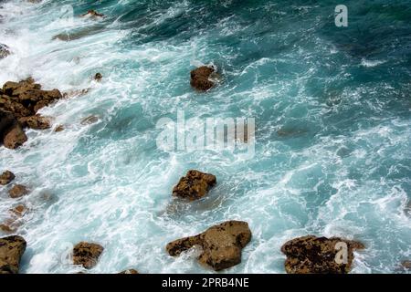 Rock nel surf Foto Stock