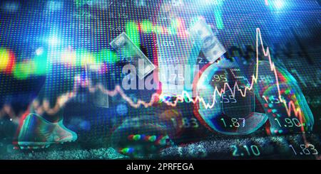 Scommesse online, analisi e statistiche per il gioco di calcio Foto Stock