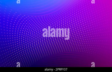 sfondo vettoriale astratto bg viola blu rosa sfumatura punti linee curva pattern Foto Stock