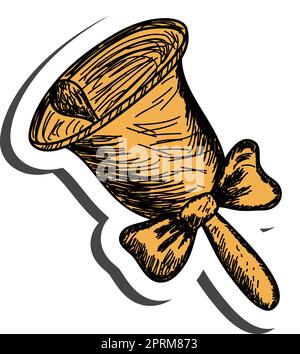 Adesivo a campana Illustrazione Vettoriale