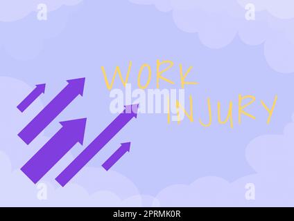 Scrittura visualizzazione testo lavoro infortunio, foto concettuale sei benvenuto a rimanere con noi invito Hospitality Thinking New Writing Concepts, Breaking T Foto Stock