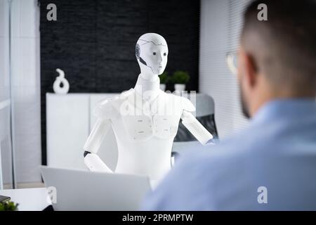 Uomini al colloquio Foto Stock