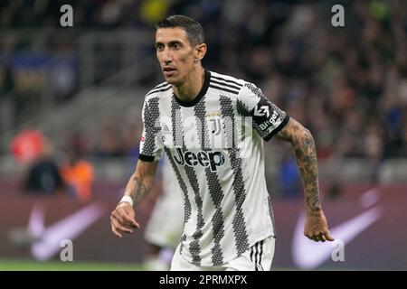 Milano, Italia - aprile 26 2023 - Inter vs Juventus Coppa Italia - di maria angel juventus fc Credit: Kines Milano/Alamy Live News Foto Stock