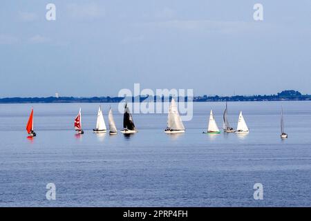 Danimarca, Copenhagen - Middelgrund Sailing Spot Foto Stock