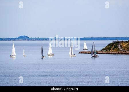 Danimarca, Copenhagen - Middelgrund Sailing Spot Foto Stock