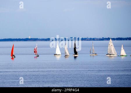 Danimarca, Copenhagen - Middelgrund Sailing Spot Foto Stock