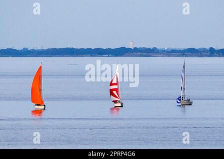 Danimarca, Copenhagen - Middelgrund Sailing Spot Foto Stock