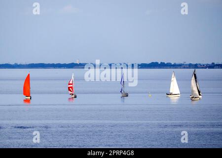 Danimarca, Copenhagen - Middelgrund Sailing Spot Foto Stock