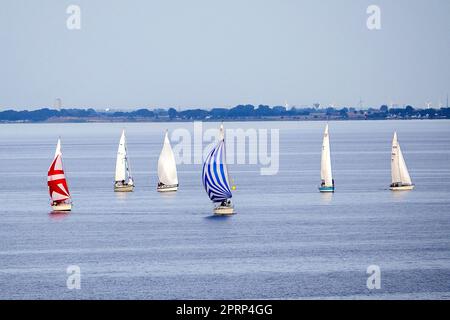 Danimarca, Copenhagen - Middelgrund Sailing Spot Foto Stock