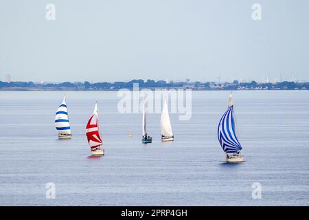 Danimarca, Copenhagen - Middelgrund Sailing Spot Foto Stock