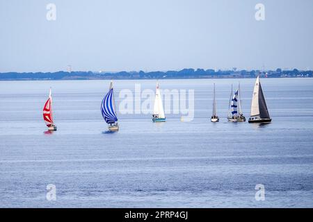 Danimarca, Copenhagen - Middelgrund Sailing Spot Foto Stock