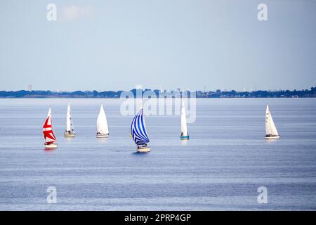 Danimarca, Copenhagen - Middelgrund Sailing Spot Foto Stock