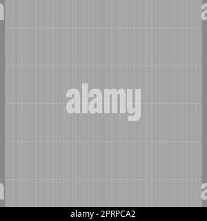 Tappeto di bambù tradizionale asiatico. Tappetino da tavolo giapponese grigio. Vista dall'alto. Foto Stock