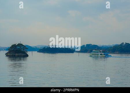 Immagine della barca da diporto Matsushimas Foto Stock