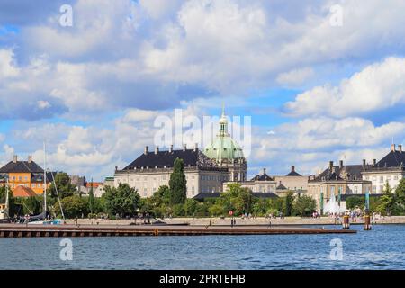 Danimarca, Copenaghen - Palazzo reale Castello di Amalienborg Foto Stock