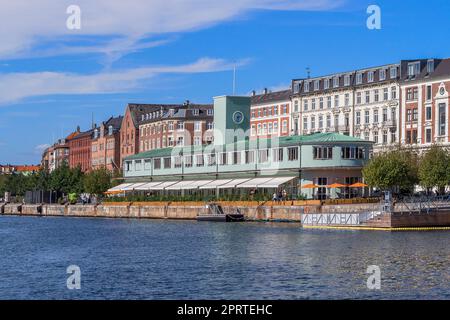 Danimarca, Copenhagen - Nyhavn / Havnepromenade Foto Stock