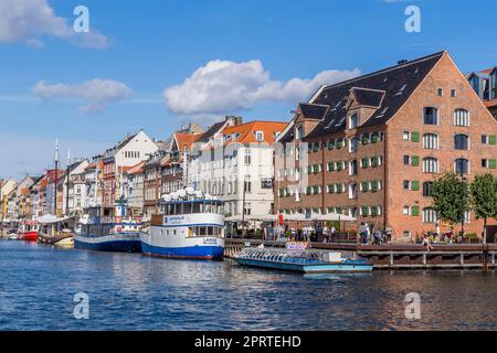 Danimarca, Copenhagen - Nyhavn Foto Stock