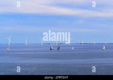 Danimarca, Copenhagen - Middelgrund Sailing Spot Foto Stock