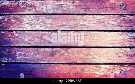 Tenere le cose dentro e tenere le cose fuori. Primo piano di pannelli in legno. Foto Stock