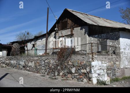 Hayden, AZ., Stati Uniti Febbraio 24, 2018. Fondata nel 1909 dalla Kennecott Copper Corp. Nel 1912, la società ha costruito una fonderia di 1.000 piedi (300 m) Foto Stock