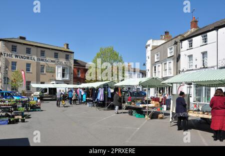 Mercato, Alford, Lincolnshire, Inghilterra, Regno Unito Foto Stock