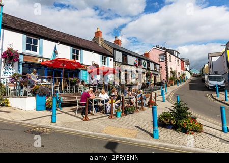Saundersfoot, Pembrokeshire, Galles, Regno Unito. Saundersfoot è un grande villaggio e comunità nel Pembrokeshire, Galles. Si trova vicino a Tenby, Foto Stock